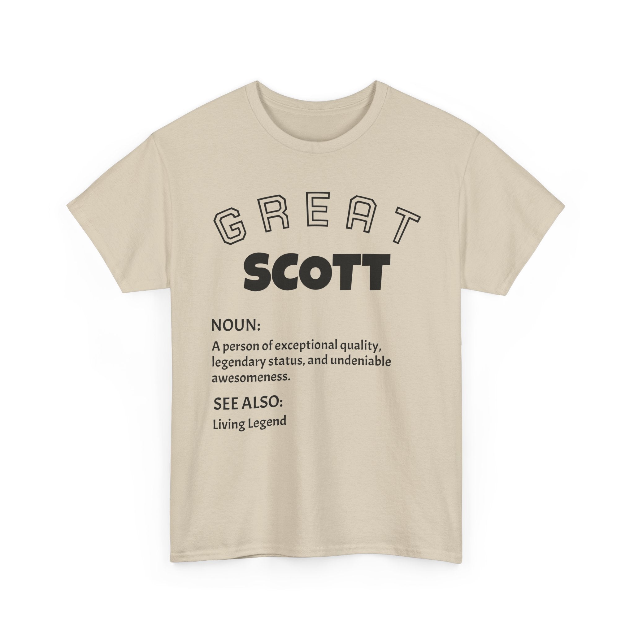 Custom Name Definition T-Shirt | Personalised Living Legend Tee 👤✨