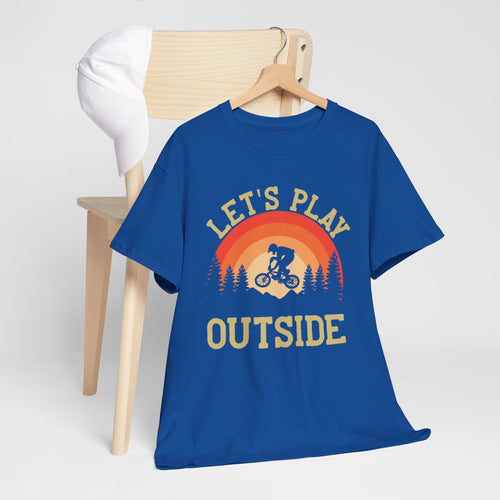 Let's Play Outside T-Shirt – BMX Stunt Rider Edition