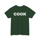 Cook T-Shirt | Professional or Backyard Kitchen Cook Back-Print Tee 🍳