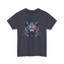 Scary Wolf Face T-Shirt with Glowing Eyes