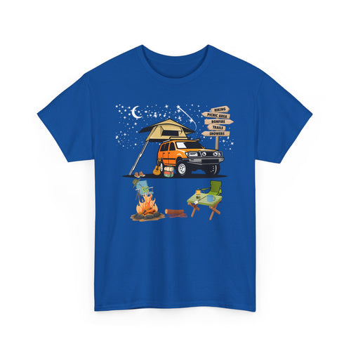 4WD Rooftop Tent Camping T-Shirt – Starlit Outback Adventure Tee 🌌🚙🔥
