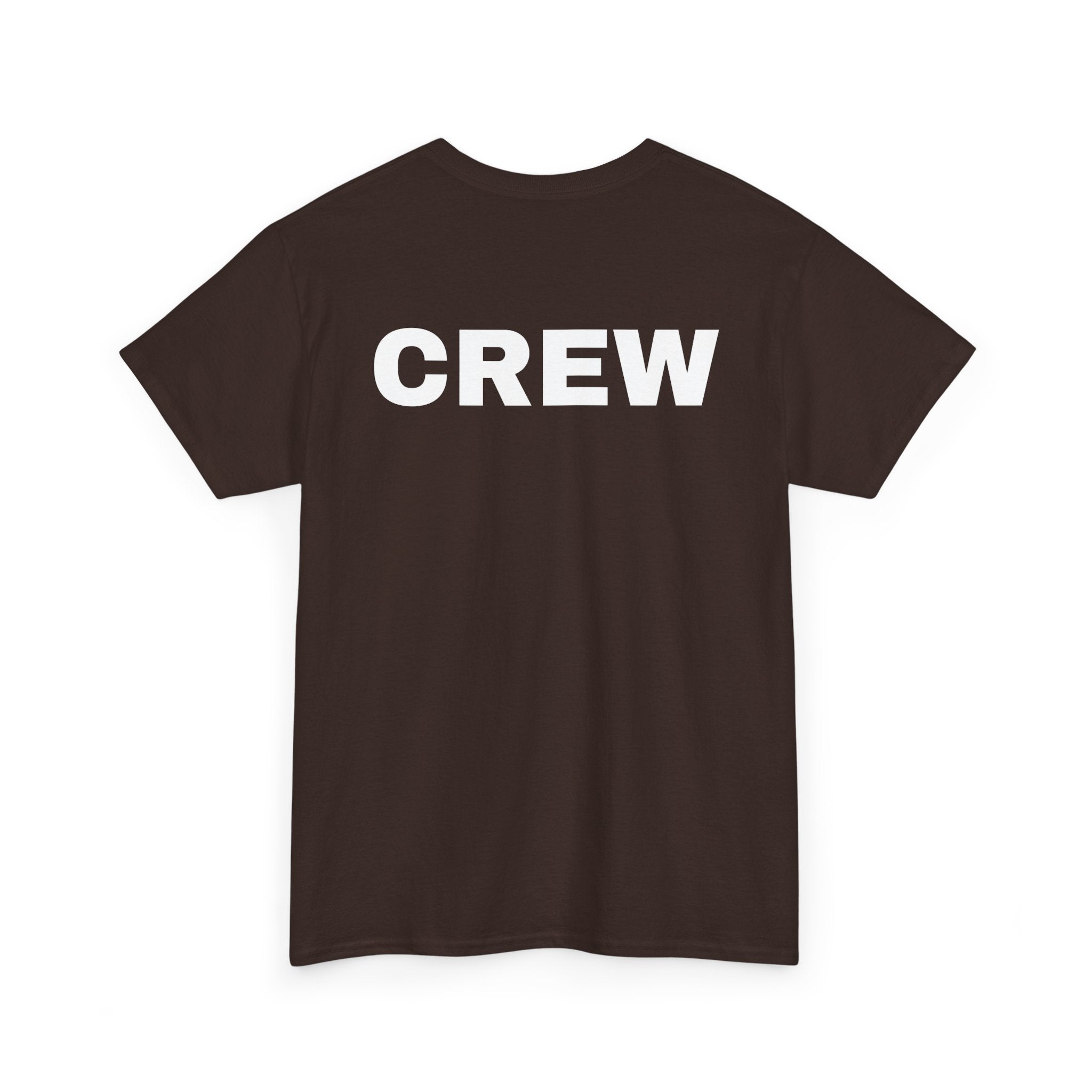 Crew T-Shirt | Professional Event & Staff Back-Print Tee 👥