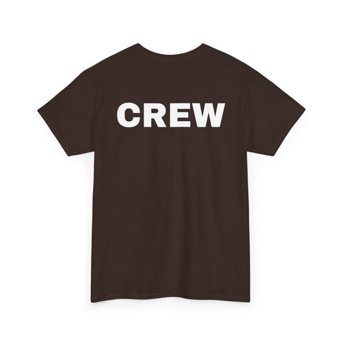 Crew T-Shirt | Professional Event & Staff Back-Print Tee 👥