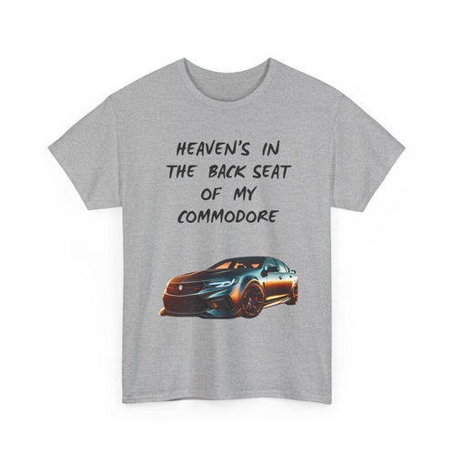 Custom Commodore Photo T-Shirt | Heaven’s In The Back Seat Personalised Tee 📸🇦🇺