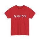 Guess T-Shirt for that brave female | Minimalist Front-Print Graphic Tee ❓✨