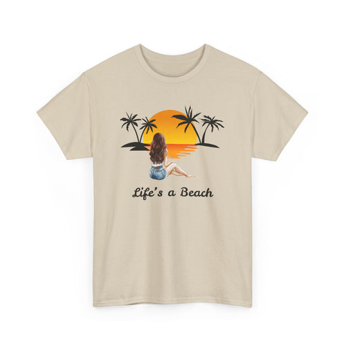 Life's a Beach T-Shirt | Fun & Relaxed Summer Vibes