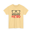 Science Nerd T-Shirt | Fun Design with Black-Rimmed Glasses