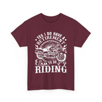 Retirement Plan Motorcycle T-Shirt – Funny Biker Tee