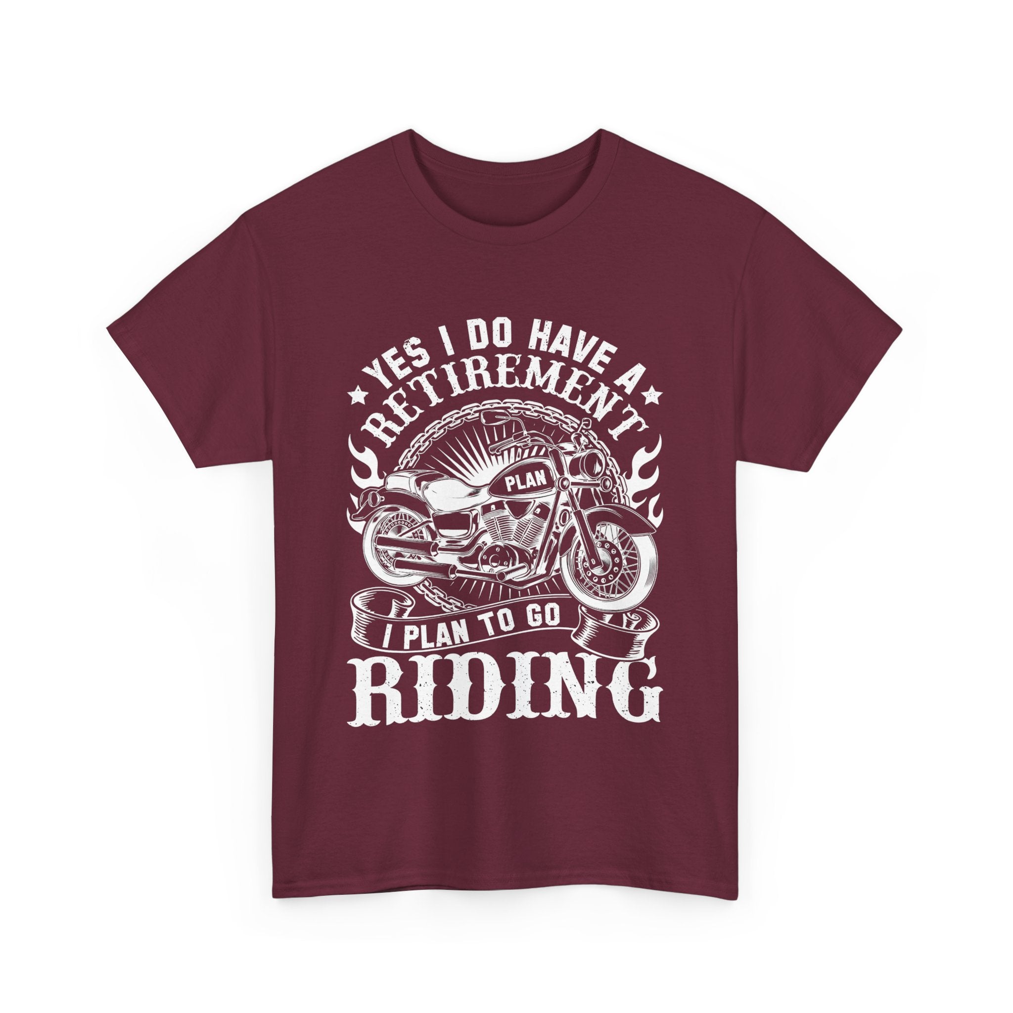Retirement Plan Motorcycle T-Shirt – Funny Biker Tee