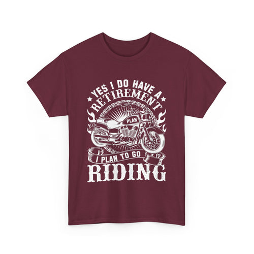 Retirement Plan Motorcycle T-Shirt – Funny Biker Tee