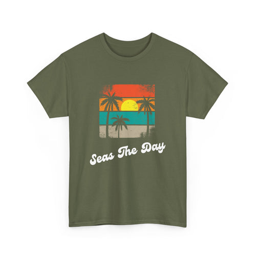 Seas the Day T-Shirt – Nautical Ocean-Inspired Motivational Tee
