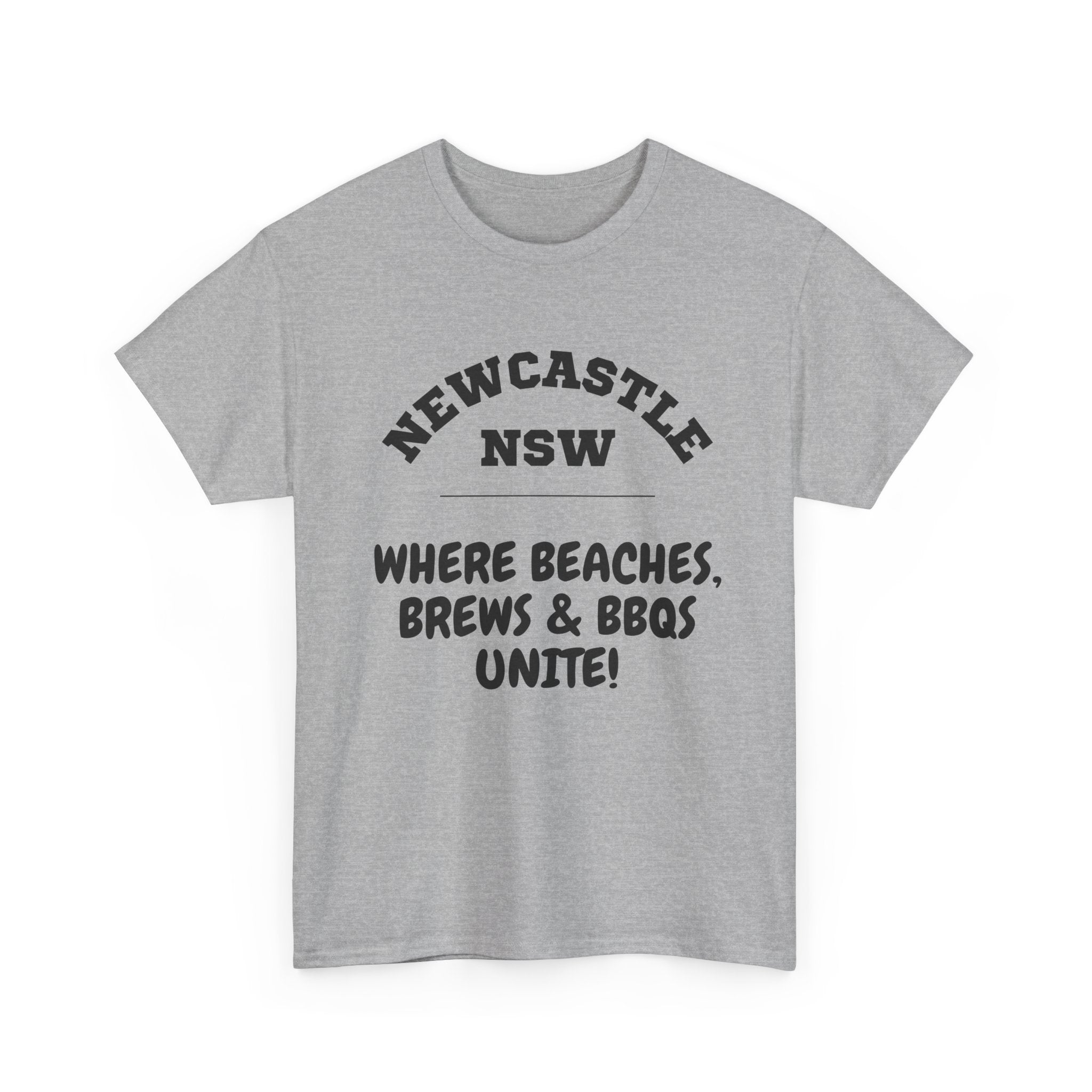 Newcastle NSW T-Shirt | Beaches, Brews & BBQ's Tee 🍻🇦🇺