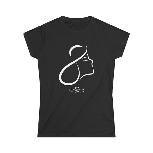 Elegant Female Silhouette T-Shirt