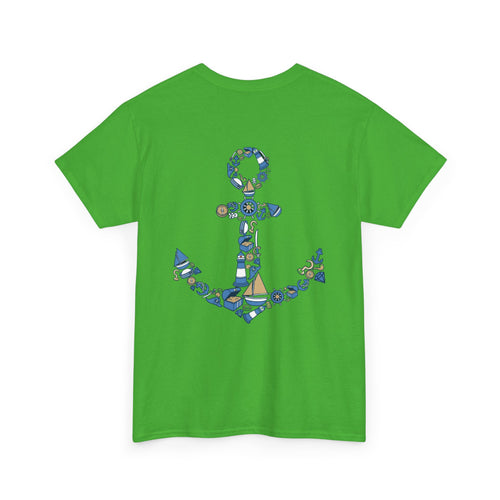 Nautical Anchor T-Shirt | Maritime Symbols Design