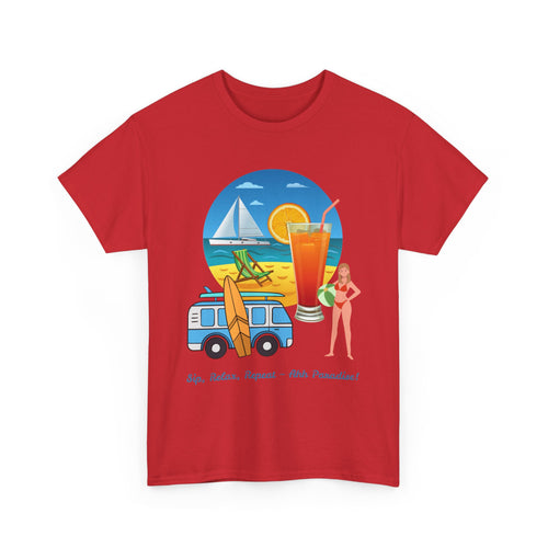 Sip, Relax, Repeat - Ahh Paradise, Beach T-Shirt