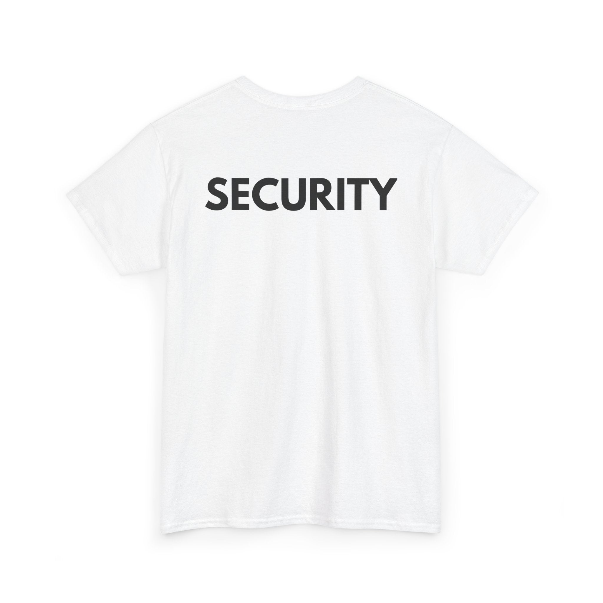 Security T-Shirt | Professional High-Visibility Back Print Tee 🛡️