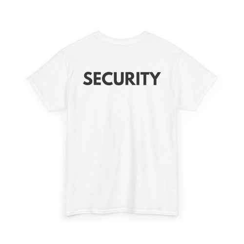 Security T-Shirt | Professional High-Visibility Back Print Tee 🛡️