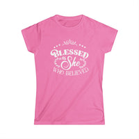 Blessed Is She Who Believed T-Shirt | Faith & Inspiration ✨