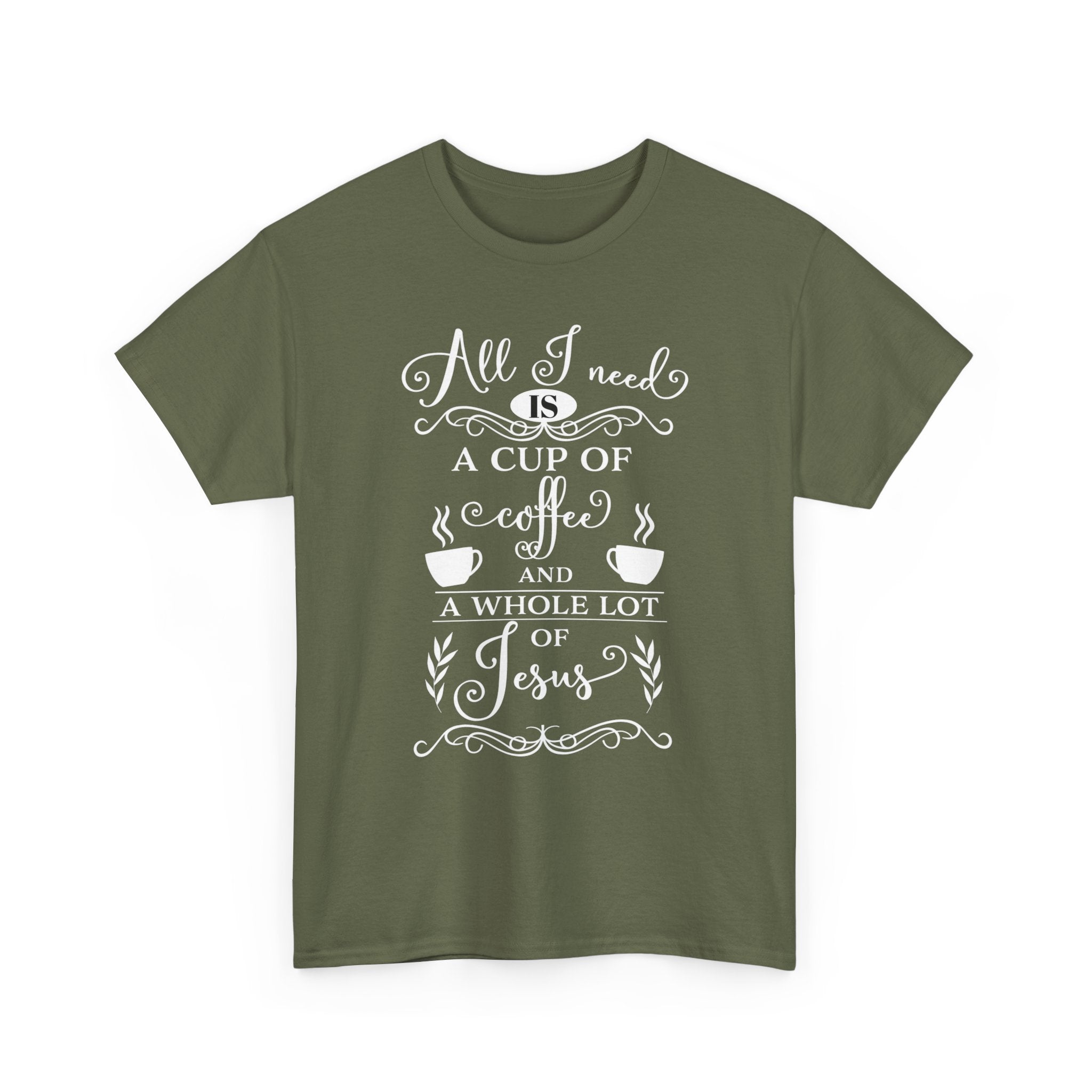 Coffee & Jesus T-Shirt – Faith & Caffeine Lover Tee
