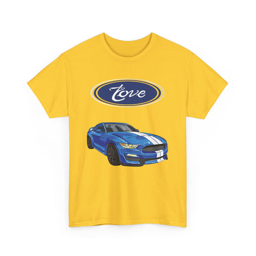 Love Mustang T-Shirt – Classic Car Enthusiast Design