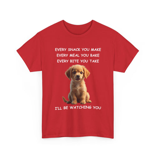 Custom Dog Photo T-Shirt | Every Snack You Make Funny Pet Tee – 🐶📸