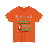 Funny Holiday T-Shirt – I'm Full of Holiday Spirit, It's Called Whisky