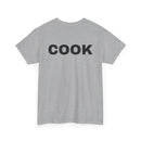 Cook T-Shirt | Professional or Backyard Kitchen Cook Back-Print Tee 🍳