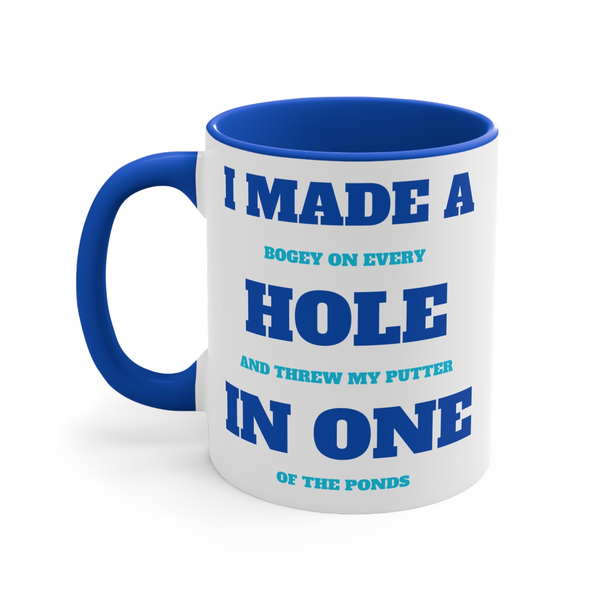 Funny Golf Coffee Mug | "Hole In One" Prank Putter Tee ⛳☕ 😂