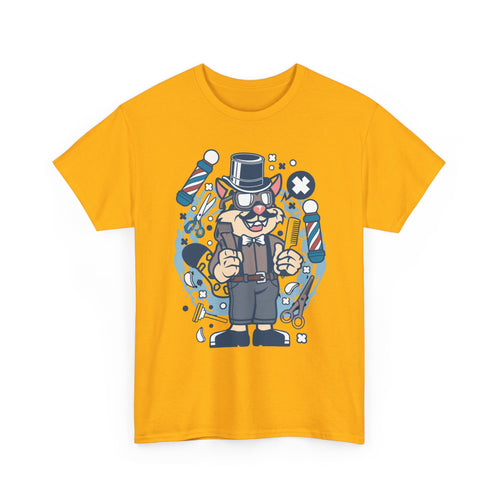 Cool Cat Barber T-Shirt | Unique Barber Shop Graphic Tee 💈🐾