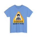 Danger, [Name]'s Here T-Shirt – Customizable Funny Design