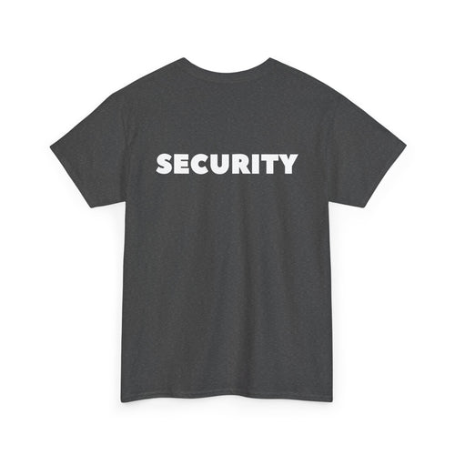 Security Unisex T-Shirt (Back Print)