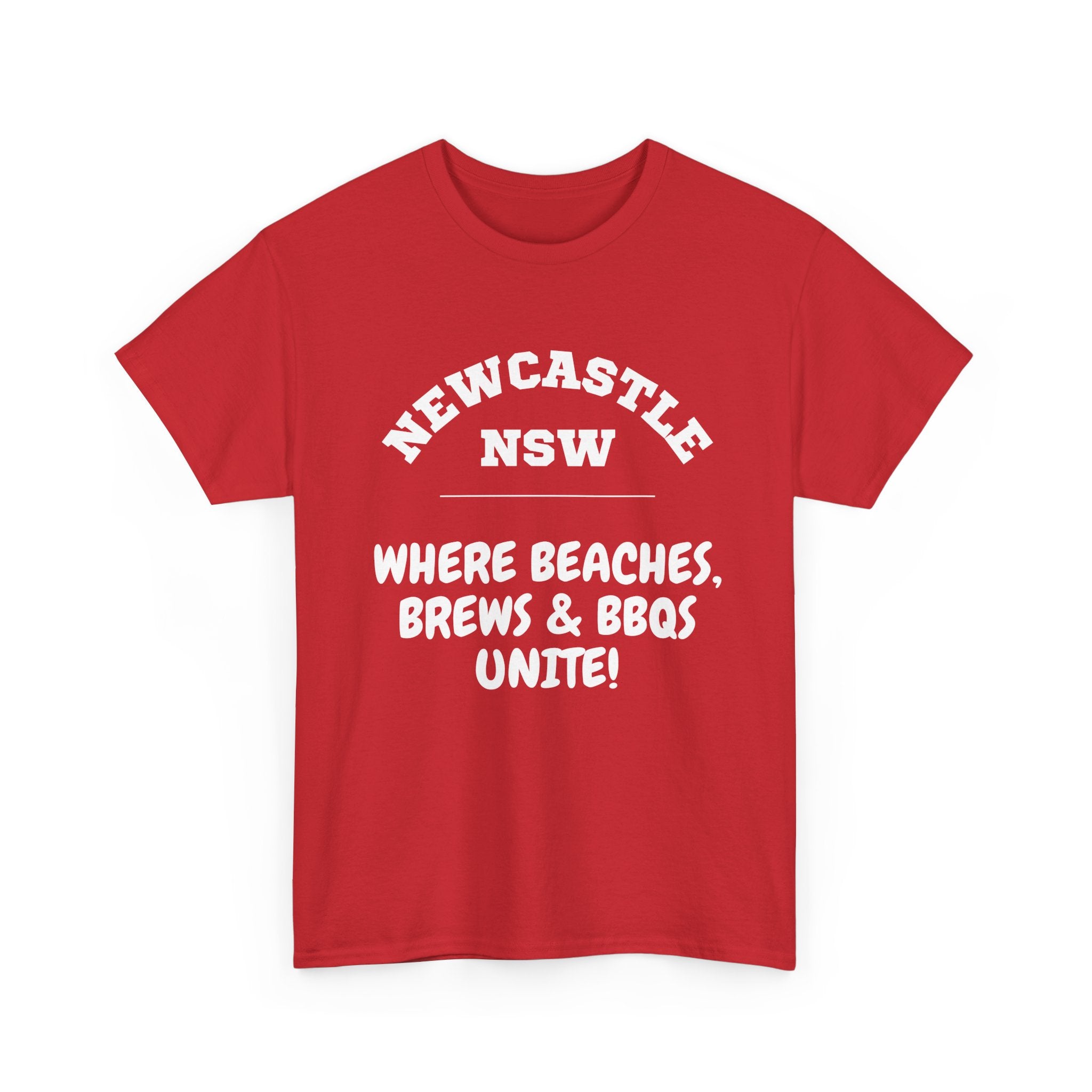 Newcastle NSW T-Shirt | Beaches, Brews & BBQ's Tee 🍻🇦🇺