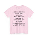 Pissing Everyone Off Is Easy, Funny T-Shirt – Sarcastic Humour Tee