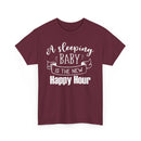 Sleeping Baby T-Shirt – Funny New Parent Happy Hour Tee