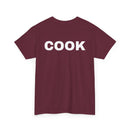 Cook T-Shirt | Professional or Backyard Kitchen Cook Back-Print Tee 🍳