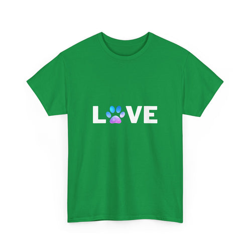 Love (Paw Print Design) Unisex T-Shirt