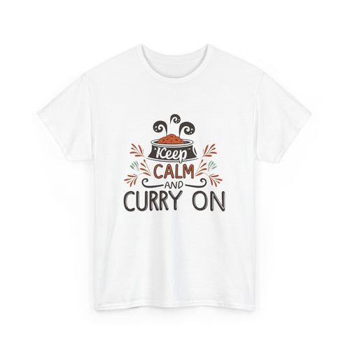 Keep Calm and Curry On, Funny Indian T-Shirt