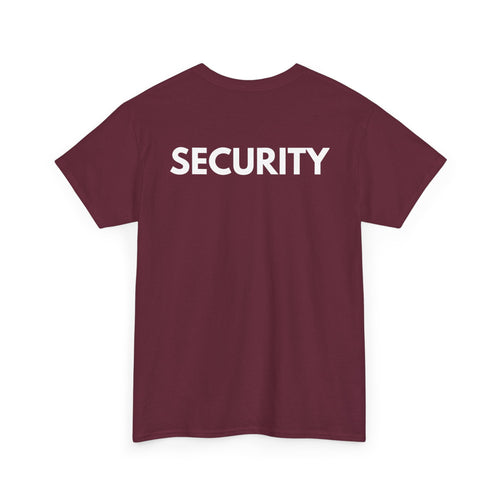 Security T-Shirt | Professional High-Visibility Back Print Tee 🛡️