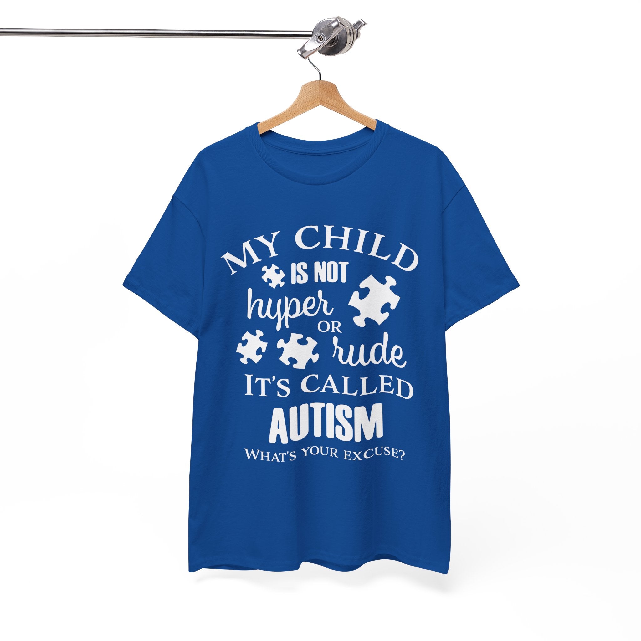 Autism Awareness T-Shirt – My Child Is Not Hyper or Rude