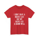 Naughty Bucket List T-Shirt
