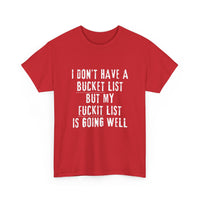 Naughty Bucket List T-Shirt