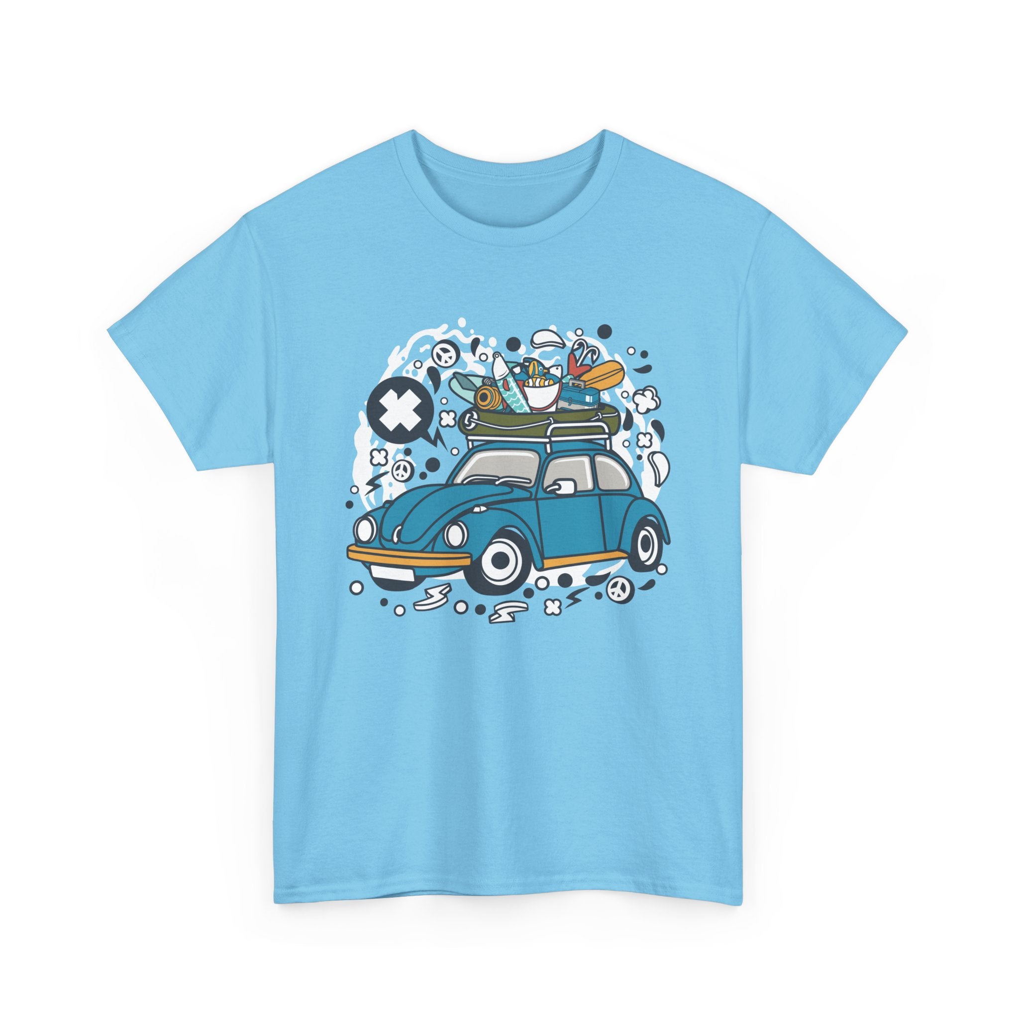 Fishing Tour VW Beetle T-Shirt – Fishing & Peace Vibes