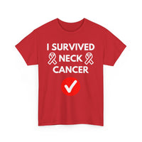 I Survived Neck Cancer T-Shirt – Strength & Resilience Tee