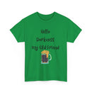 Hello Darkness My Old Friend T-Shirt – Funny Dark Beer Tee 🍺🖤👕