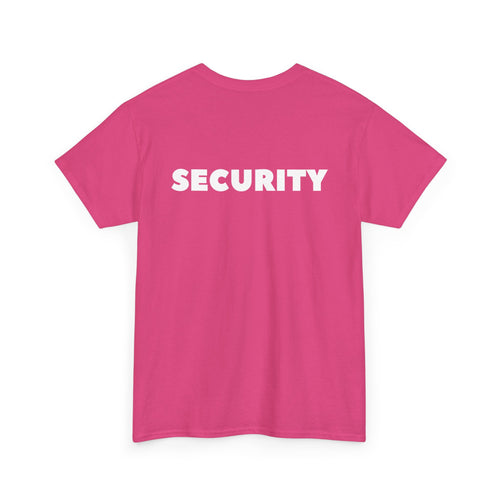 Security Unisex T-Shirt (Back Print)