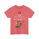 Funny 18th Birthday T-Shirt – Vote, Drive, Buy a Chainsaw | What!