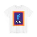 Oldi T-Shirt | Funny Old Man Aldi Supermarket Parody Logo Tee 🛒👴