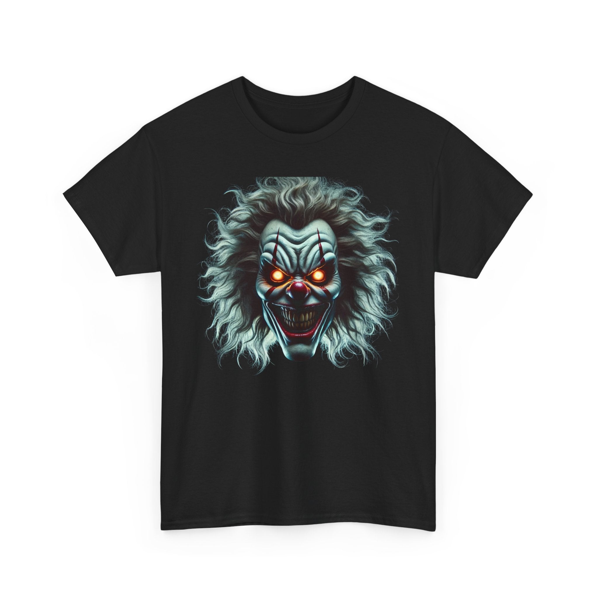 Scary Clown Face T-Shirt – Creepy & Bold Horror Tee