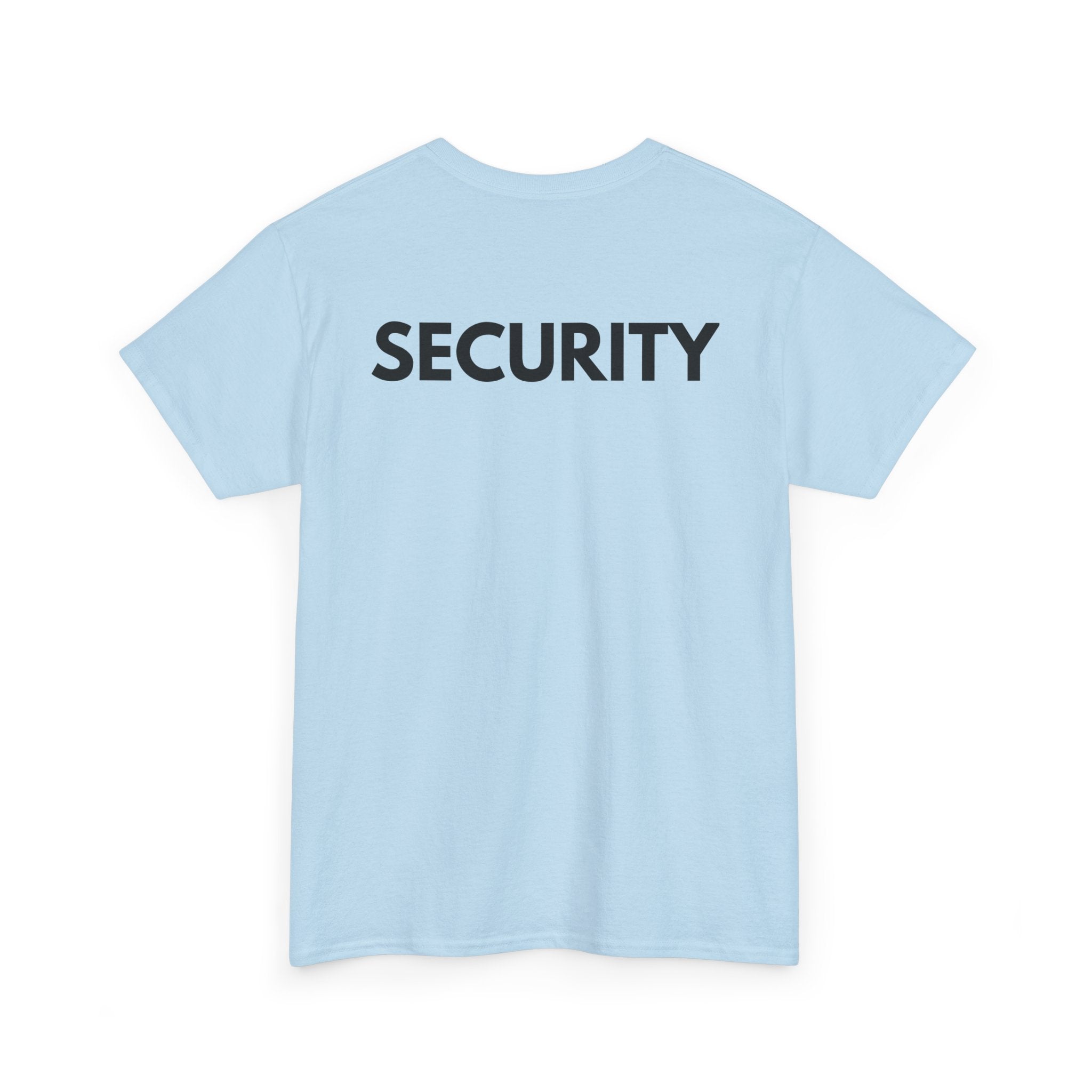Security T-Shirt | Professional High-Visibility Back Print Tee 🛡️