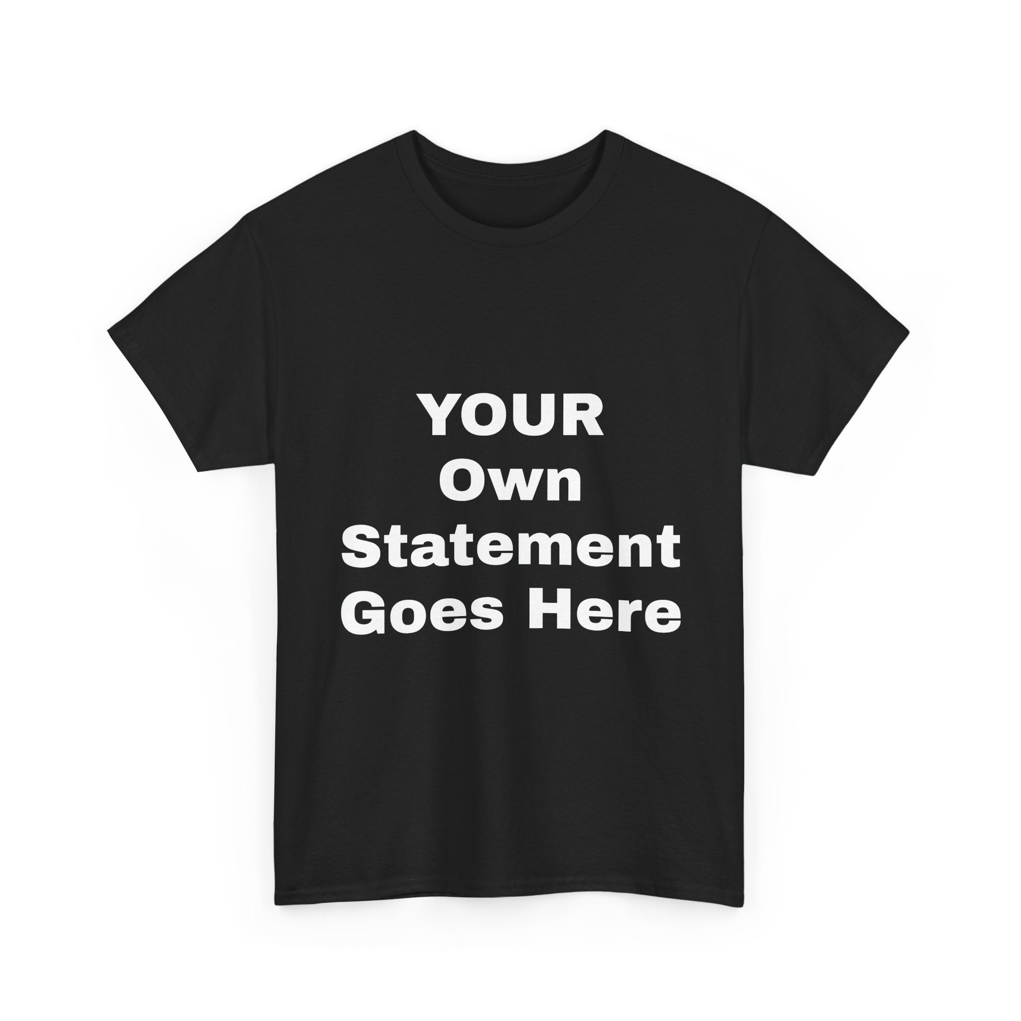 Custom Text T-Shirt for the Front | Design Your Own Personalised Tee ✍️👕